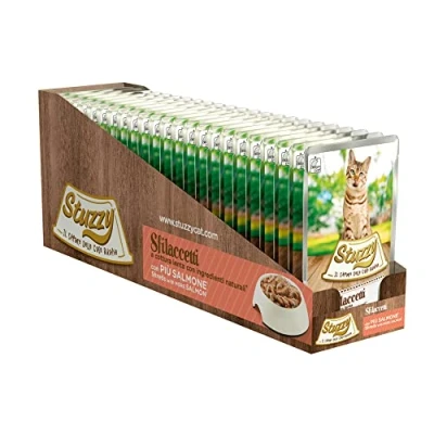 Afbeelding van 24x Stuzzy Kat Shreds Zalm 85 gr