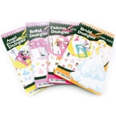 Afbeelding van Modeontwerper schetsboek 4 PER STUK ! 46101Z