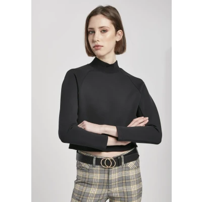 Afbeelding van Urban Classics Interlock Sweater, Dames, Maat: Large, Black