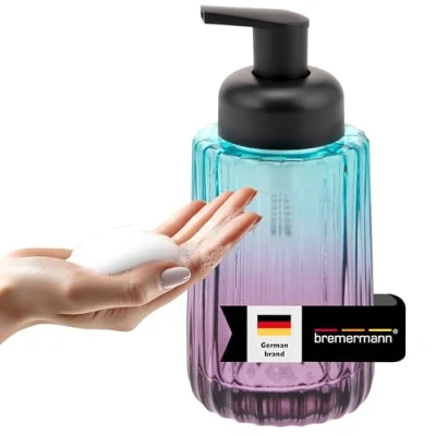 Afbeelding van bremermann Zeepdispenser, schuimzeepdispenser voor zeep (paars/blauw)