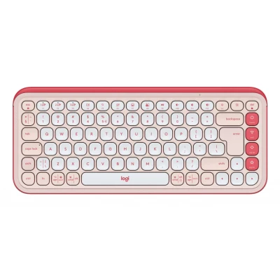 Afbeelding van Logitech POP Icon Keys Draadloos Toetsenbord Bluetooth Qwerty US Rose