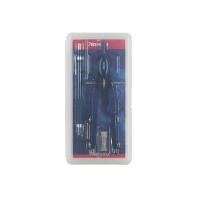 Afbeelding van Aristo Topline schoolpasserset met vulpotlood Deep blue AR 55808