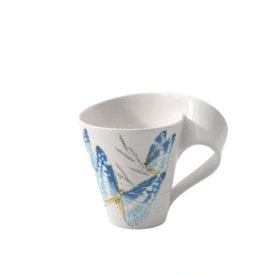 Afbeelding van Villeroy &amp; Boch Beker met oor (geschenkverpakking) NewWave Caffè Morpho cypris