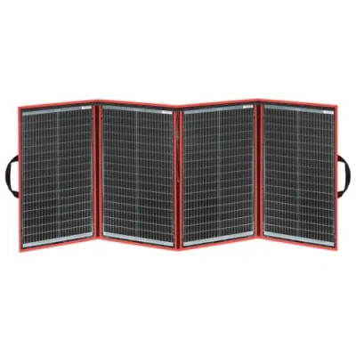 Afbeelding van DOKIO 200W draagbare opvouwbare zonnelader Outdoor Travel oplaadbare tas met 20A controller voor caravan camper camping Auto Boot Batterij opladen