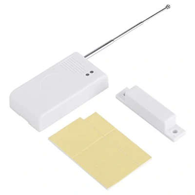 Afbeelding van 433 MHz draadloze deurraam magnetische contactsensor detectorschakelaar alarm thuisgarage beveiligingsset