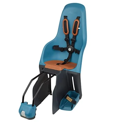 Afbeelding van MINIA for Frame 8405600004 Kinderzitje met verankering in het frame, voor kinderen een aanbevolen leeftijd van 9 maanden tot 6 jaar blauw.