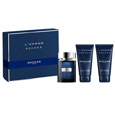 Afbeelding van Rochas L&#039;Homme De Eau Toilette Spray 100ml Set 3 Pieces 2020