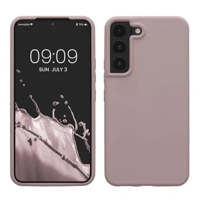 Afbeelding van kwmobile telefoonhoesje compatibel met Samsung Galaxy S22 hoesje Zachte case voor smartphone Back cover in lila wolk