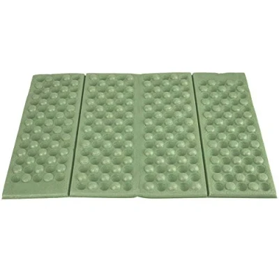 Afbeelding van Kussen schuimmat, opvouwbare outdoor campingmat, schuimkussen, draagbaar, waterdicht, zitkussen voor kamperen, sportevenementen, wandelen, outdoor, tuinieren (groen + zwart)