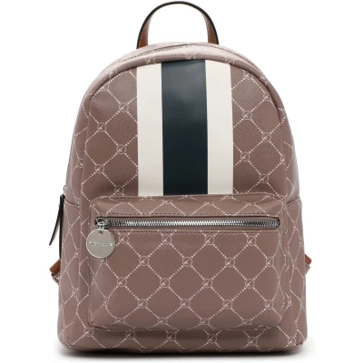 Afbeelding van Tamaris Rugzak Anastasia Strips Cityrucksack Darktaupe Bruine Veelkleurig