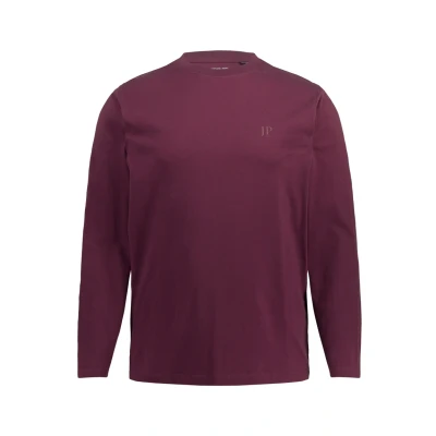Afbeelding van JP 1880 Herenshirt met, Donker wijnrood, 4XL