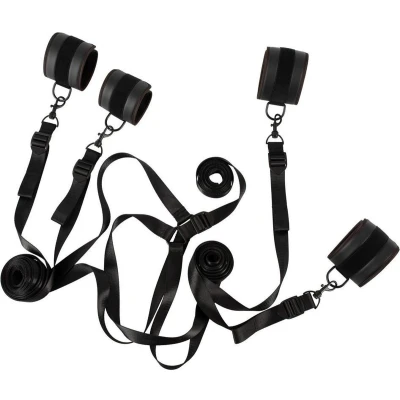 Afbeelding van Bed Bondage set Vegan Fetish