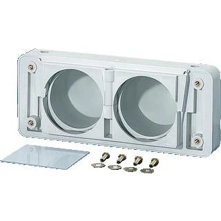 Afbeelding van Hensel mi aanbouwflens deelbaar met invoer tulen 2x72 mm wm2 300mm fp 82