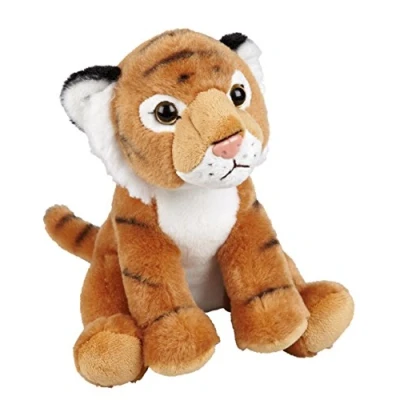 Afbeelding van Pluche knuffel dieren Bruine Tijger 18 cm Knuffeldier
