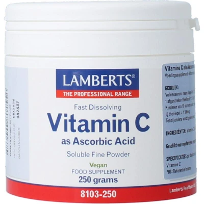 Afbeelding van Lamberts Vitamine C Ascorbinezuur, 250 gram