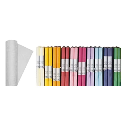 Afbeelding van Roll Paper Tablecover Damask (120cm x 7m), white