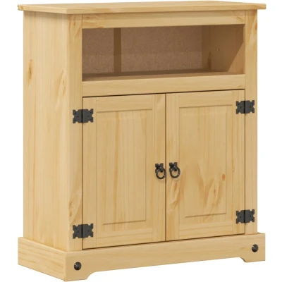 Afbeelding van Badkamerkast Corona 70x33x80 cm massief grenenhout