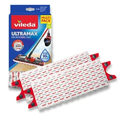 Afbeelding van Vileda 167720 dweilaccessoire Dweilpad Rood, Wit