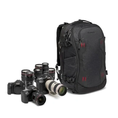Afbeelding van Manfrotto PRO Light Flexloader L, Professionele Rugzak voor Camera&#039;s, Uitbreidbaar Vak 3 Axis Gimbal Stabilisator, Meerdere Statief Bevestigingspunten, Verwisselbare Verdeelschotten, Zwart