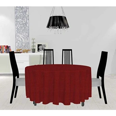 Afbeelding van Soleil d&#039;Ocre heelal Tafelkleed, Polyester, Rood, doorsnede 180 cm