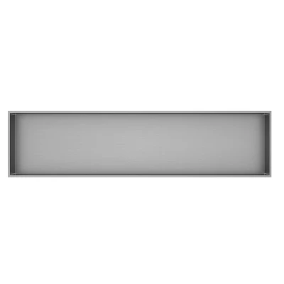Afbeelding van Best Design Ore inbouwnis Elah 121 x 28 7 cm rvs geborsteld