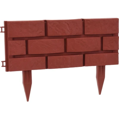 Afbeelding van Borderhekje Gardalux 42 x 17.5 cm (4 stuks, Bruin)