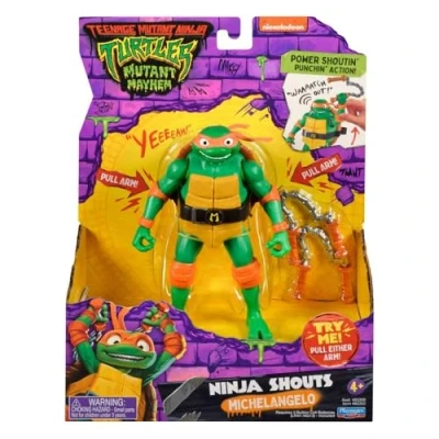Afbeelding van Teenage Mutant Ninja Turtles schreeuwt Michelangelo