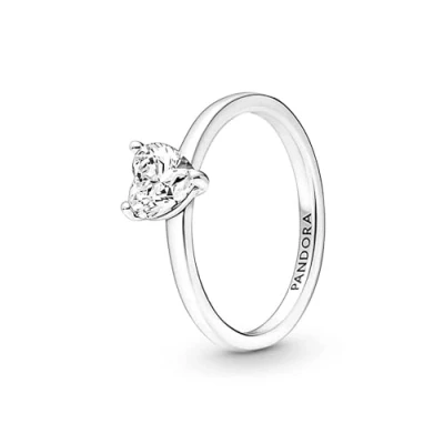 Afbeelding van Pandora 361174C01 Ketting Sparkling Round Halo zilver zircona