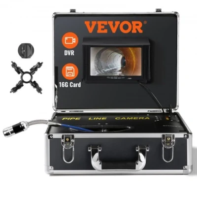 Afbeelding van VEVOR rioolcamera pijpinspectiecamera 50m endoscoop met 7 inch scherm