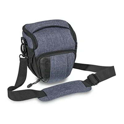 Afbeelding van PEDEA cameratas Fashion Grijs 13x17,5x15,5 cm Fototas voor Spiegelreflexcamera&#039;s Kleine Schoudertas Camera Bag systeemcamera