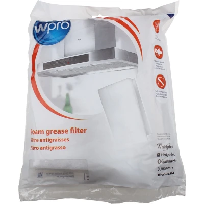 Afbeelding van W pro 484000008523 vetfilter afzuigkap C00385630 afzuigkapfilter universeel op maat te KNIPPEN470X970 150GR