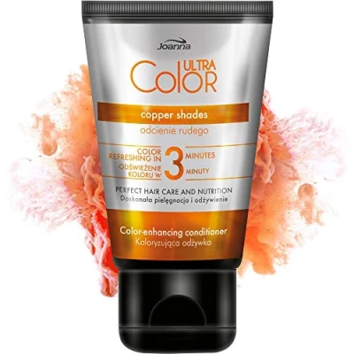 Afbeelding van Joanna Ultra Color Haarkleur verdiepende 3 minuten conditioner, koper tinten 100 ml