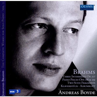 Afbeelding van Andreas Boyde Brahms: The Complete Works For Solo Piano Vol.5 (CD)