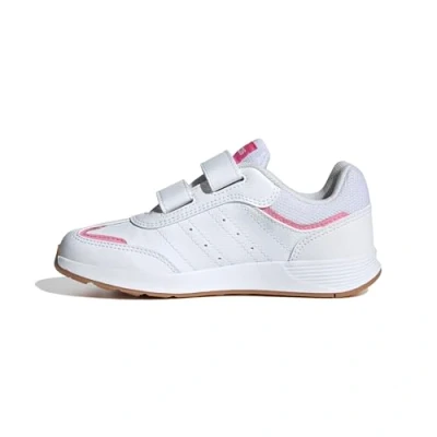 Afbeelding van adidas Performance Tensaur Switch Unisex Hardloopschoenen voor op de weg kinderen, Maat: 28, Footwear white/pulse magenta/bliss pink