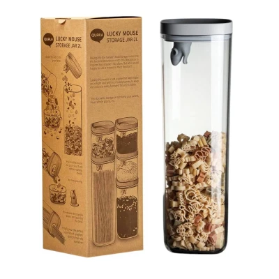 Afbeelding van Qualy Lucky Mouse Opbergcontainer 2 Liter