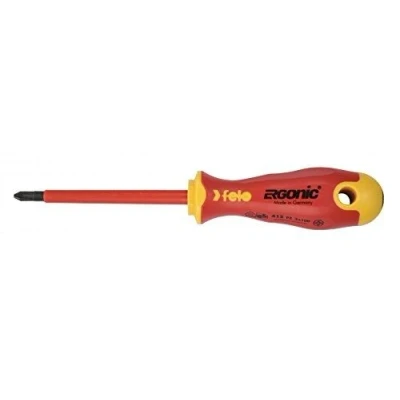 Afbeelding van Felo, Schroevendraaiers, Diafragma Ergonic PZ2 x 100 mm (FL41520390) (Kruisvormig PZ)