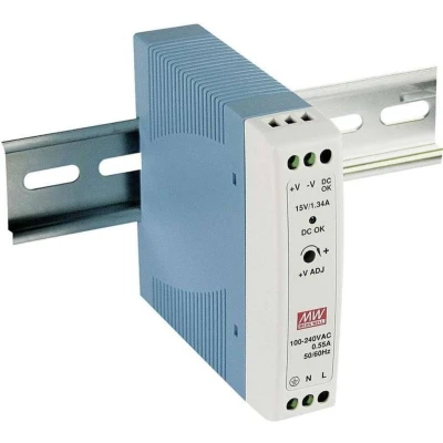 Afbeelding van Voeding DIN Mean Well MDR 20 15 1.34A 20W 1x