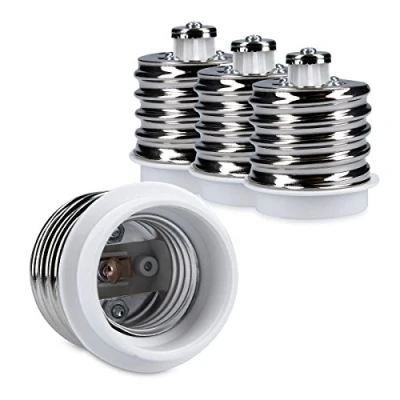 Afbeelding van kwmobile verloopfitting E40 naar E27 4 stuks fitting omvormers Verander je een Voor spaar , LED en halogeenlampen