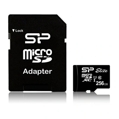 Afbeelding van Micro SD Memory Card with Adaptor Silicon Power SP256GBSTXBU1V10SP
