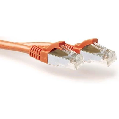 Afbeelding van ACT FB2107 SFTP CAT6A Patchkabel Snagless RJ45 Connectoren Oranje 7 meter
