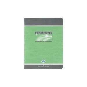 Afbeelding van Conquerant 100102934 schrijfblok &amp; schrift A4 96 vel Rood, Groen, Geel, Blauw