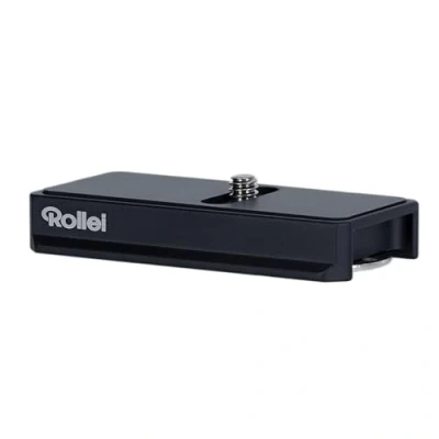 Afbeelding van Rollei Snelwisselplaat met verborgen AirTag vak: veiligheid en comfort voor je camera, snelle montage, verbeterd signaalbereik universele compatibiliteit