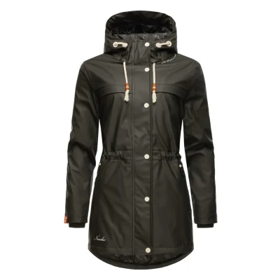Afbeelding van Navahoo Rainy Forest Regenjas, Dames, Maat: XS, Black