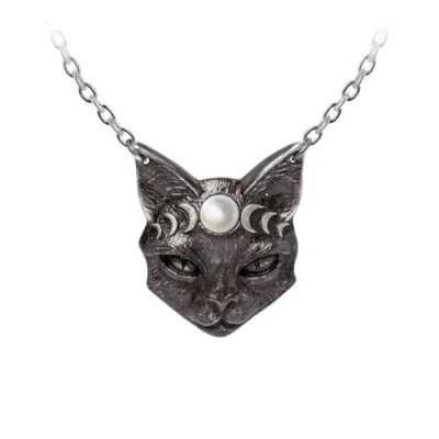 Afbeelding van Alchemy Mystic Moon Cat Ketting Zwart