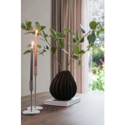 Afbeelding van STILL Vaas Fan Dark Brown Bruin 30 x cm