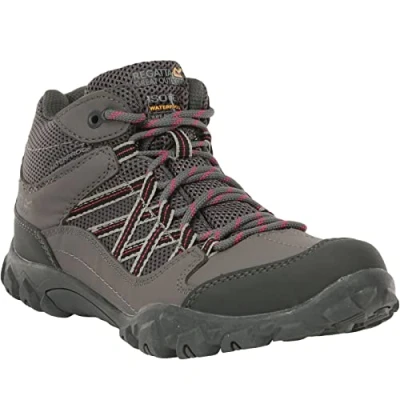 Afbeelding van Regatta Edgepoint Mid Waterdichte wandel en trekkinglaarzen voor dames, Grijs Graniet Duchess 805, 40 EU