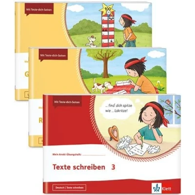 Afbeelding van Paket Deutsch 3: 3 Hefte im Paket: Richtig schreiben, Grammatik üben, Texte schreiben Klasse