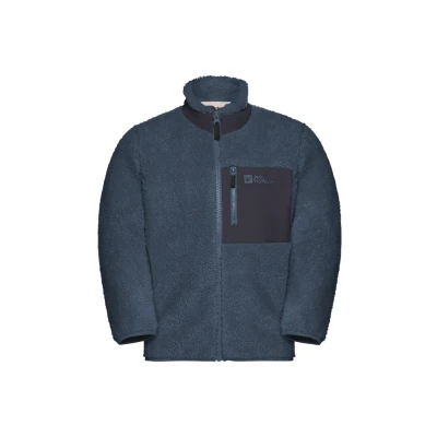 Afbeelding van Jack Wolfskin ICE CURL Fleecejas voor kinderen, Maat: 164, Midnight sky
