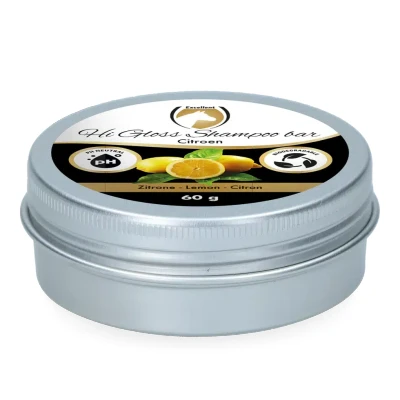Afbeelding van Excellent Hi Gloss Shampoo bar &quot;Lemon&quot; 60 Geel