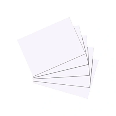 Afbeelding van Herlitz indexkaarten A7 blanco VE = 100 stuks wit